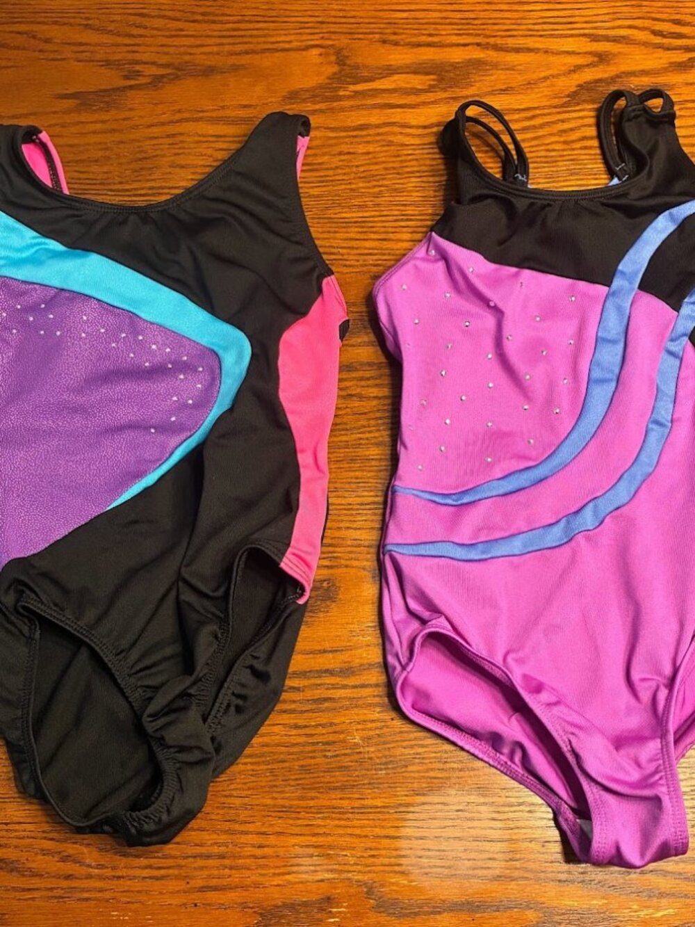 Freestyle Danskins - Girls 6X Girls Gymnastics Leotards x 2 - Great Condition